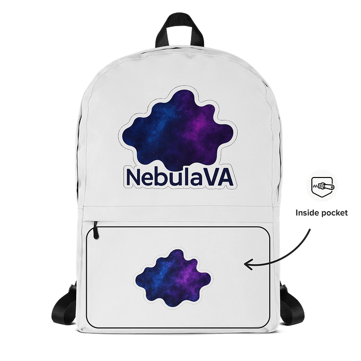 NBLVA Starry Nebula All-Over Backpack product image (2)
