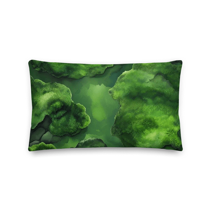 Lush Greenery All-Over Print Pillow product image (5)