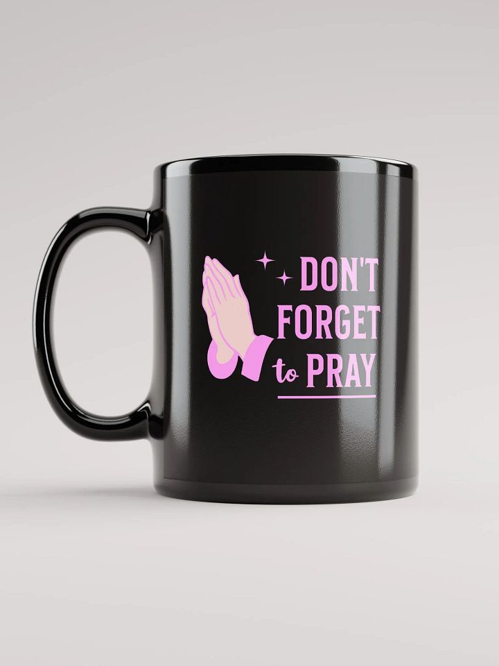 Sparkling Prayer Black Mug product image (2)