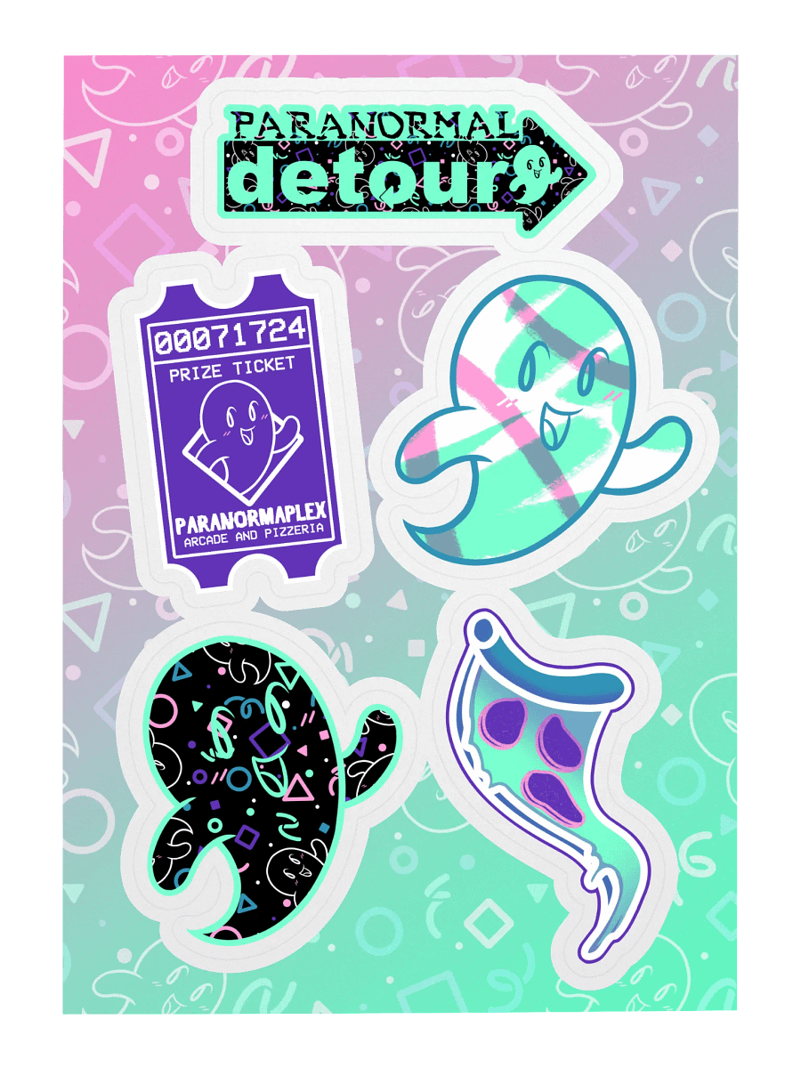 Haunted By the 90's Sticker Sheet product image (3)