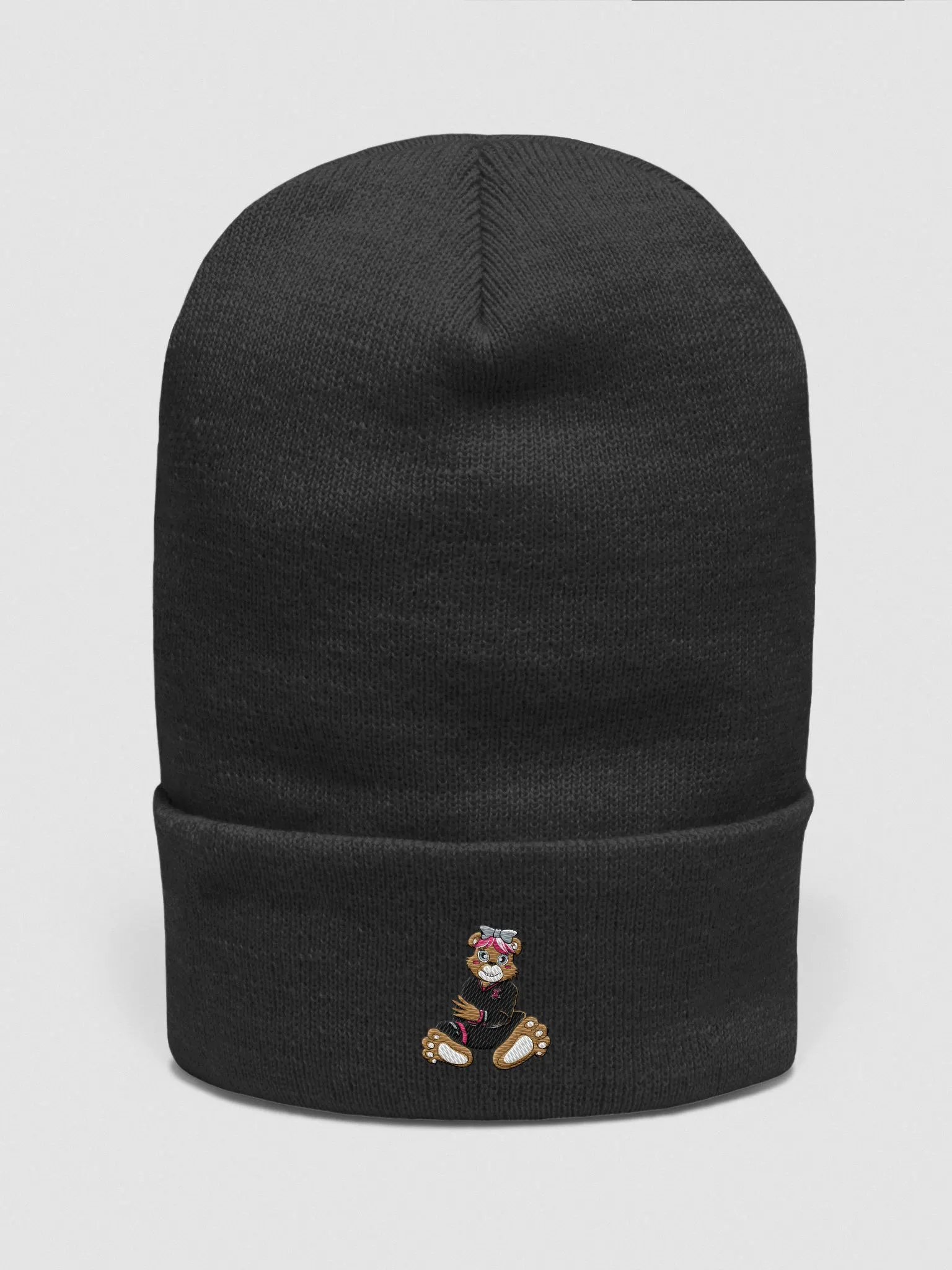 Sitting Girl Bear Beanie product image (1)