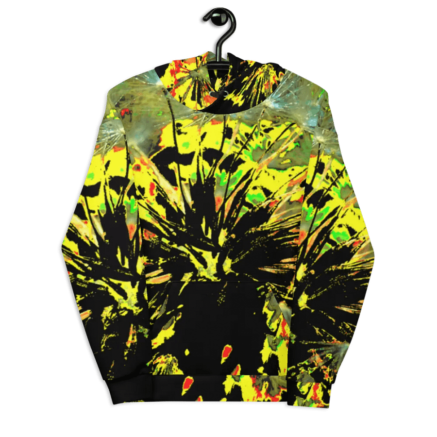 Bright Abstract Dandelion Unisex Pull Over Hoodie product image (7)