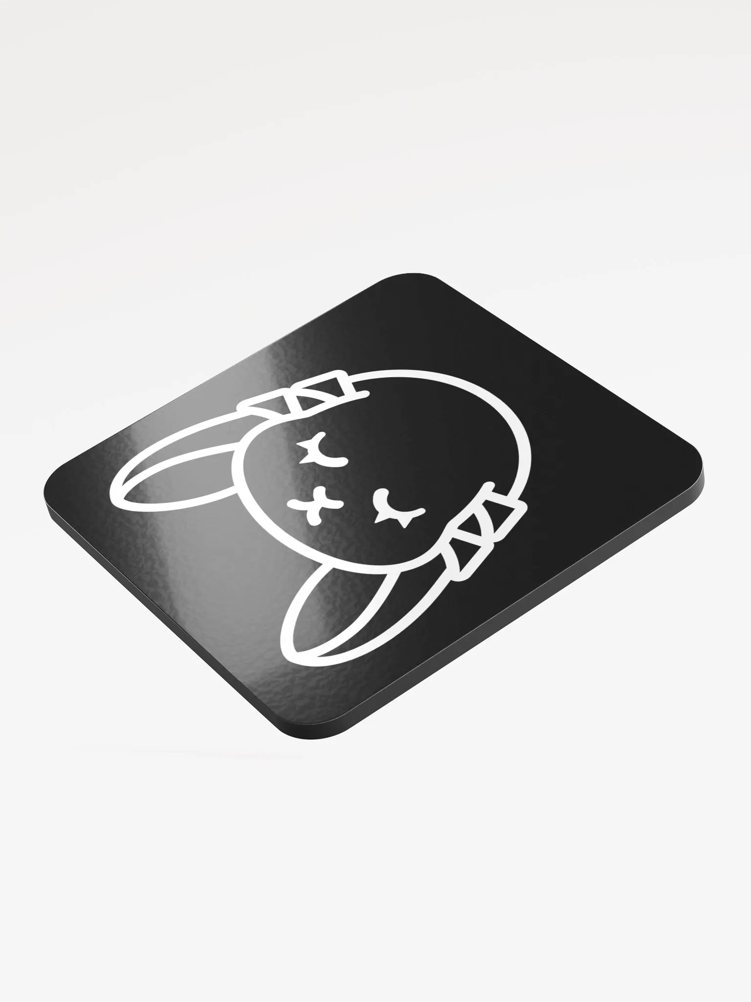 Dark Lop Bunny Cork Coaster product image (3)