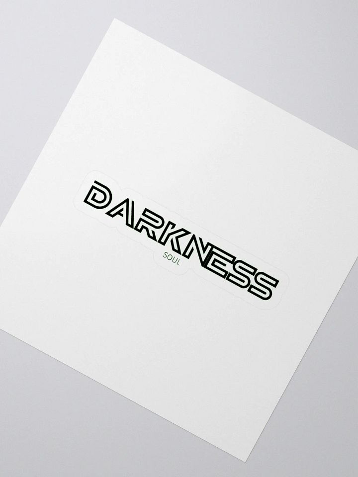 Darkness logo sticker product image (2)