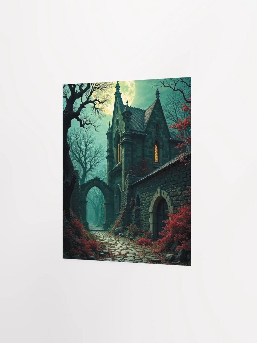 Moonlit Gothic Manor Poster product image (10)