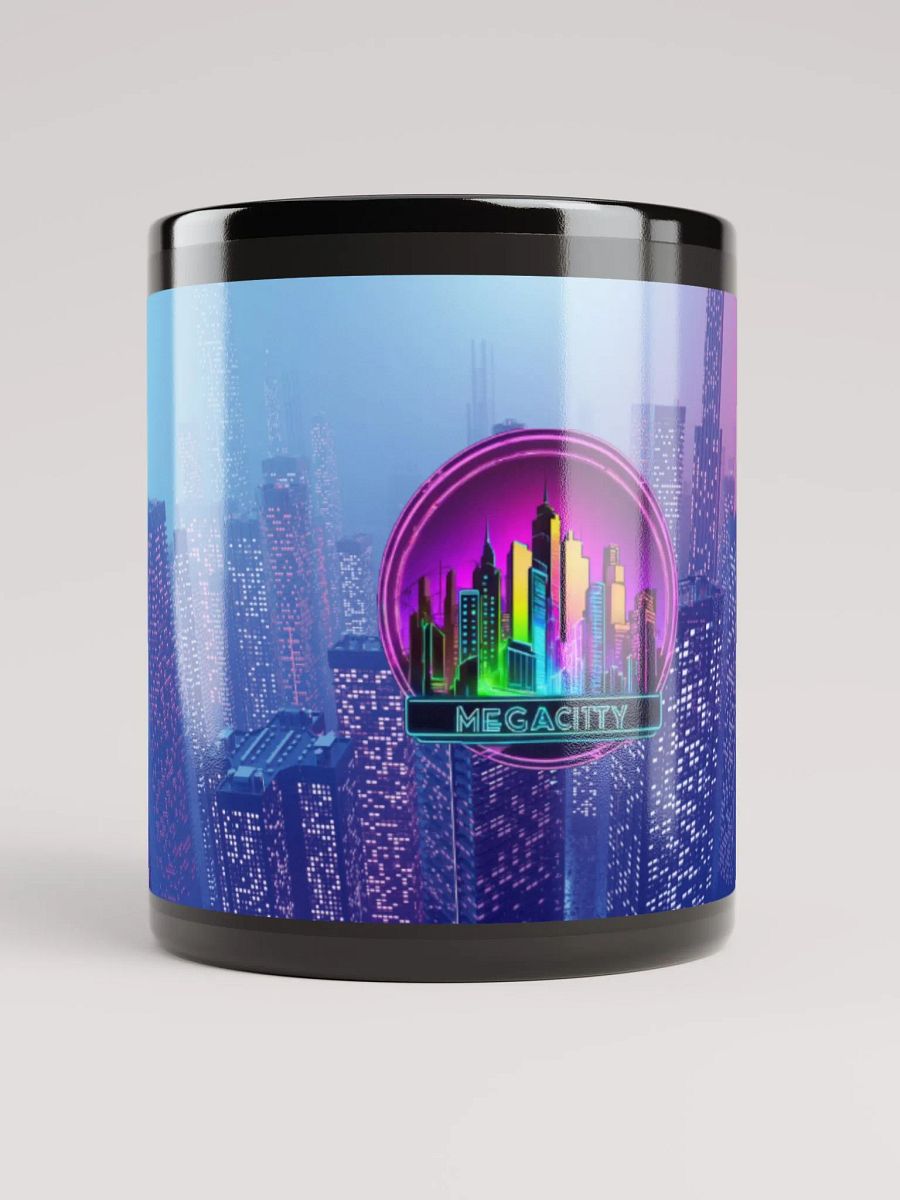 Neon Megacitygamer Skyline Mug product image (5)