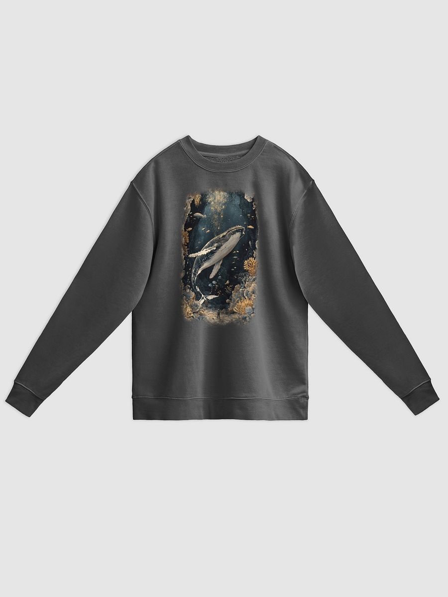 Whale's Reverie Unisex Pigment Dyed Sweatshirt product image (6)
