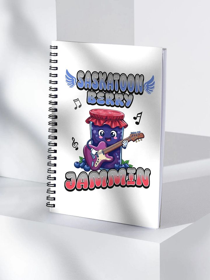 Saskatoon Berry Jammin Spiral Notebook product image (1)