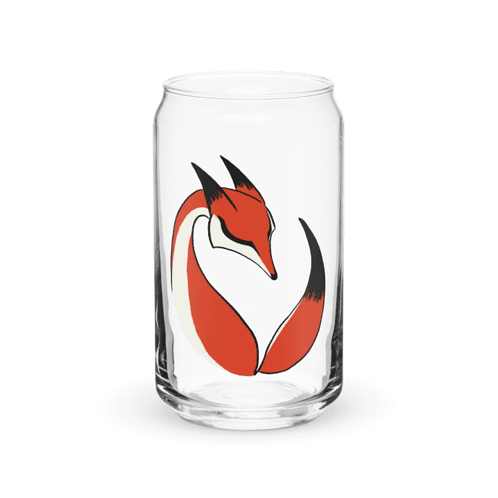 Calming Red Fox Can-Shaped Glass product image (1)