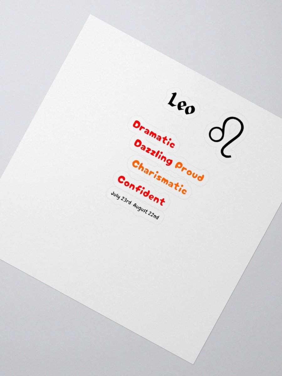 Leo Stickers product image (5)