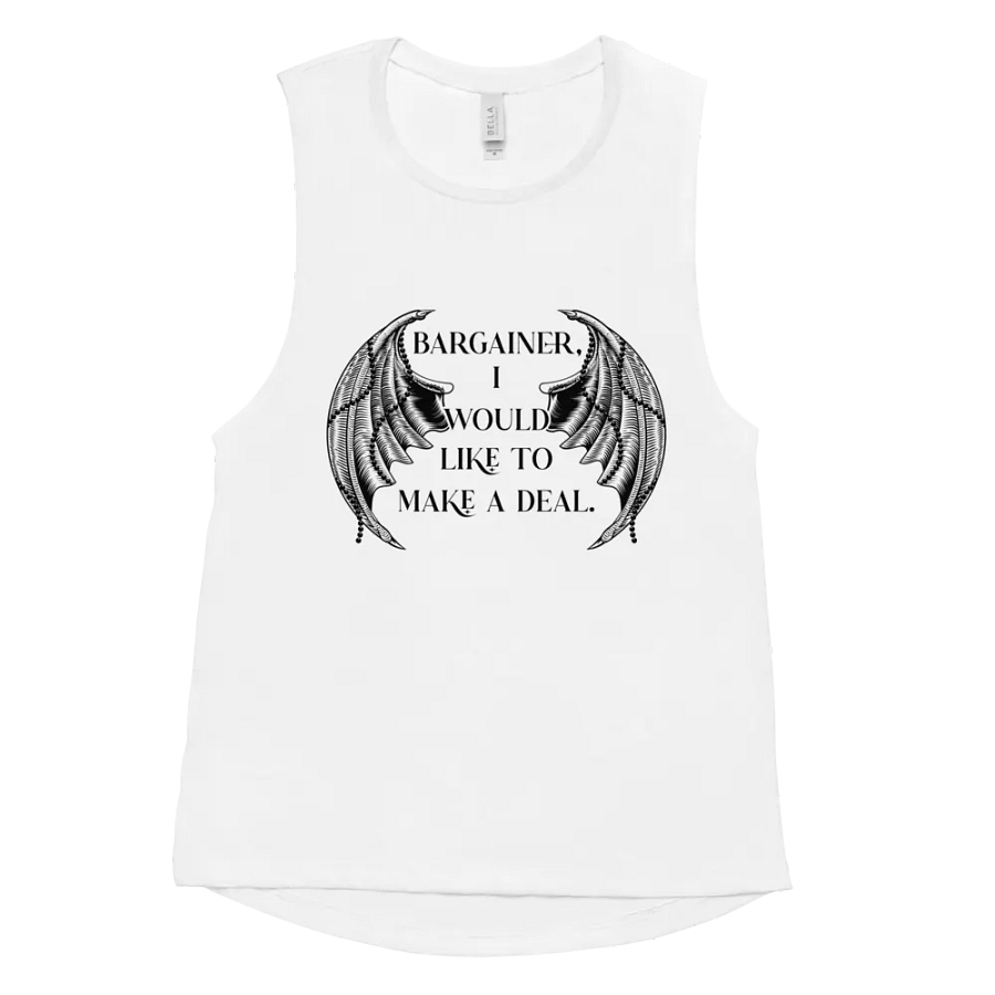 Bargainer Calling Card Bella+Canvas Women's Flowy Muscle Tank product image (56)