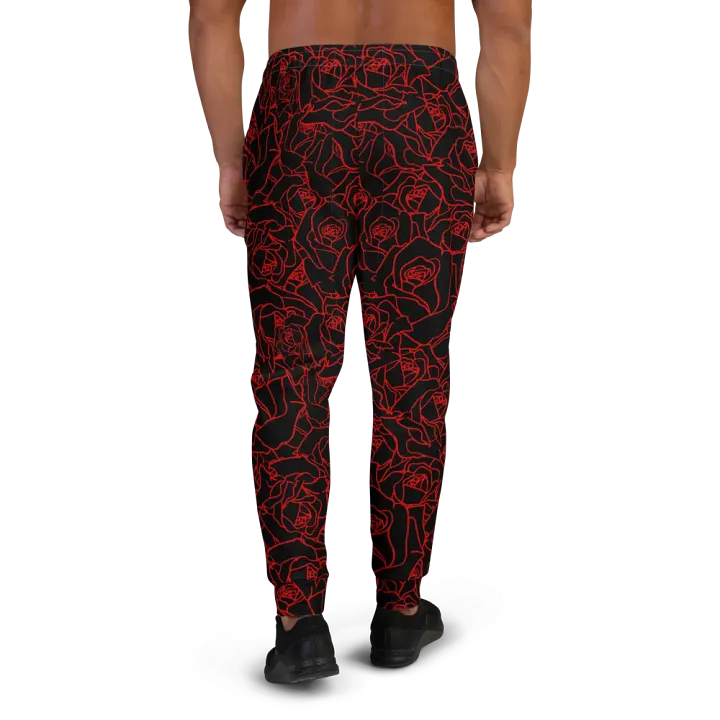 Loads of Roses · black-red joggers product image (2)