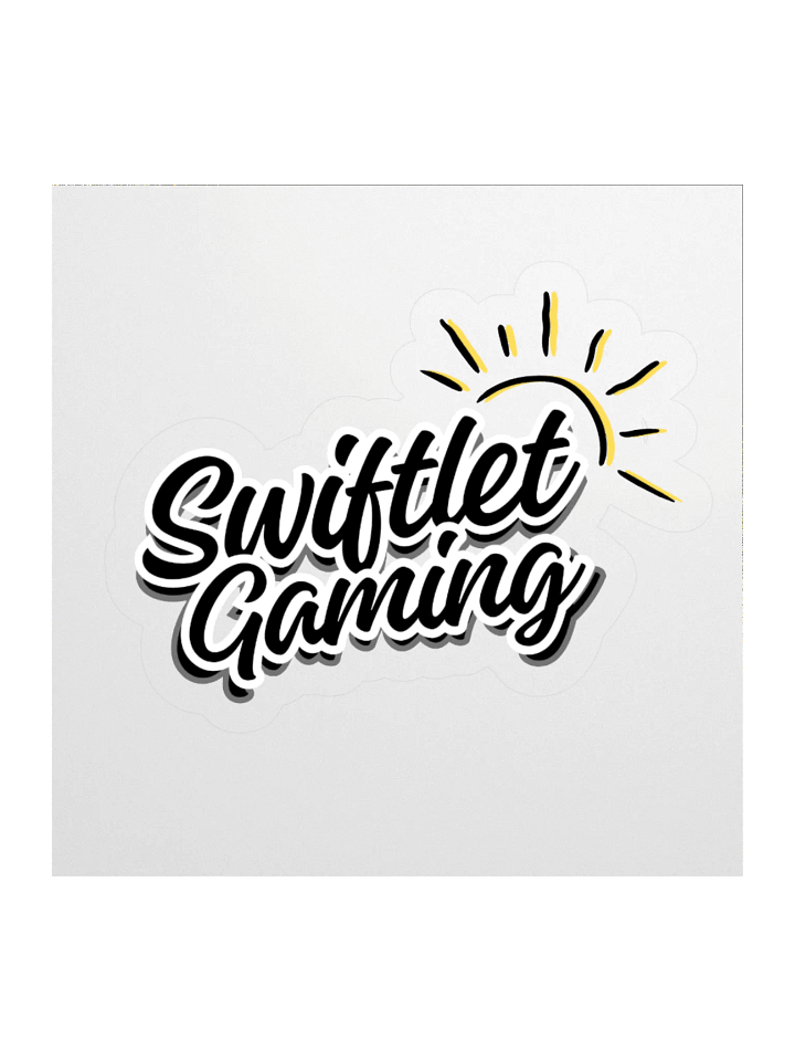 Dark & Moody Swiftletgaming Sticker product image (1)