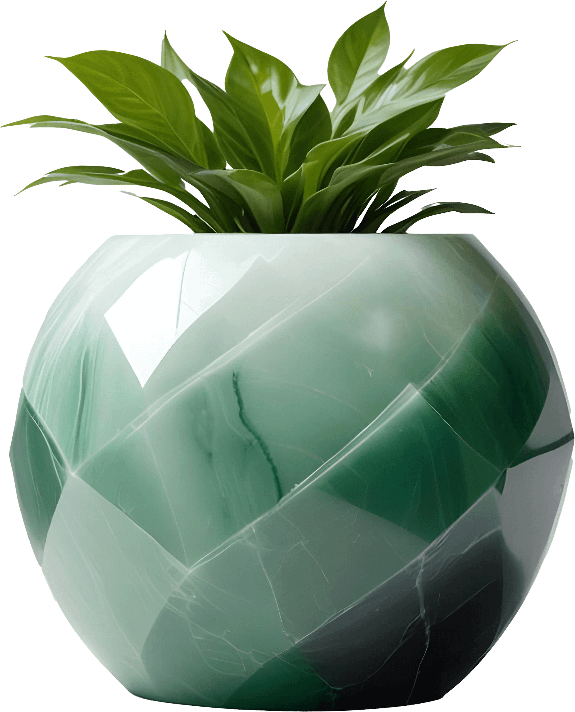 Zen Jade Spa Décor Set – 9 Elegant Pieces + Mystery Gift, PNG product image (9)