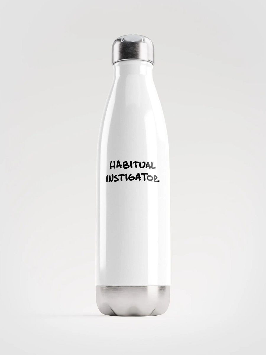 Habitual Instigator stainless steel water bottle product image (1)