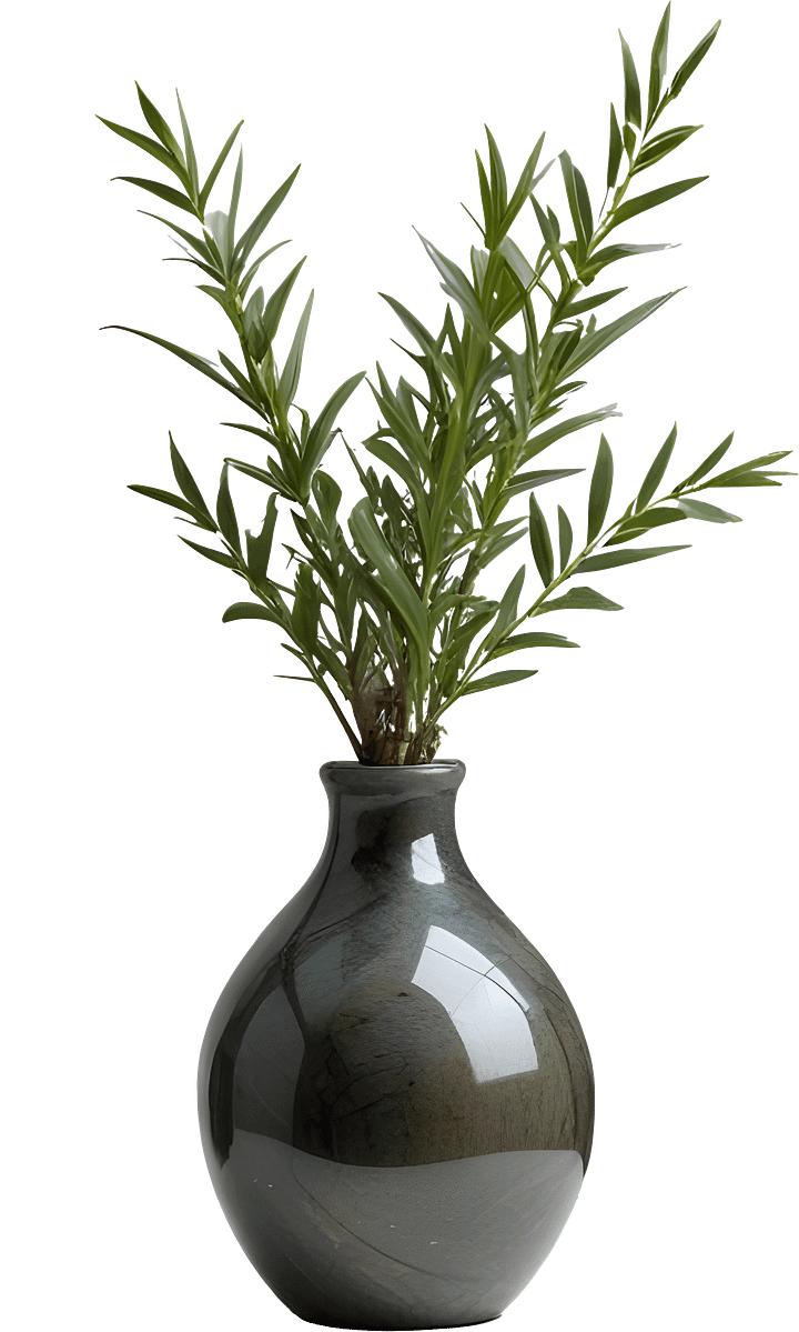 Moonlit Elegance – Decorative Vase PNG product image (1)