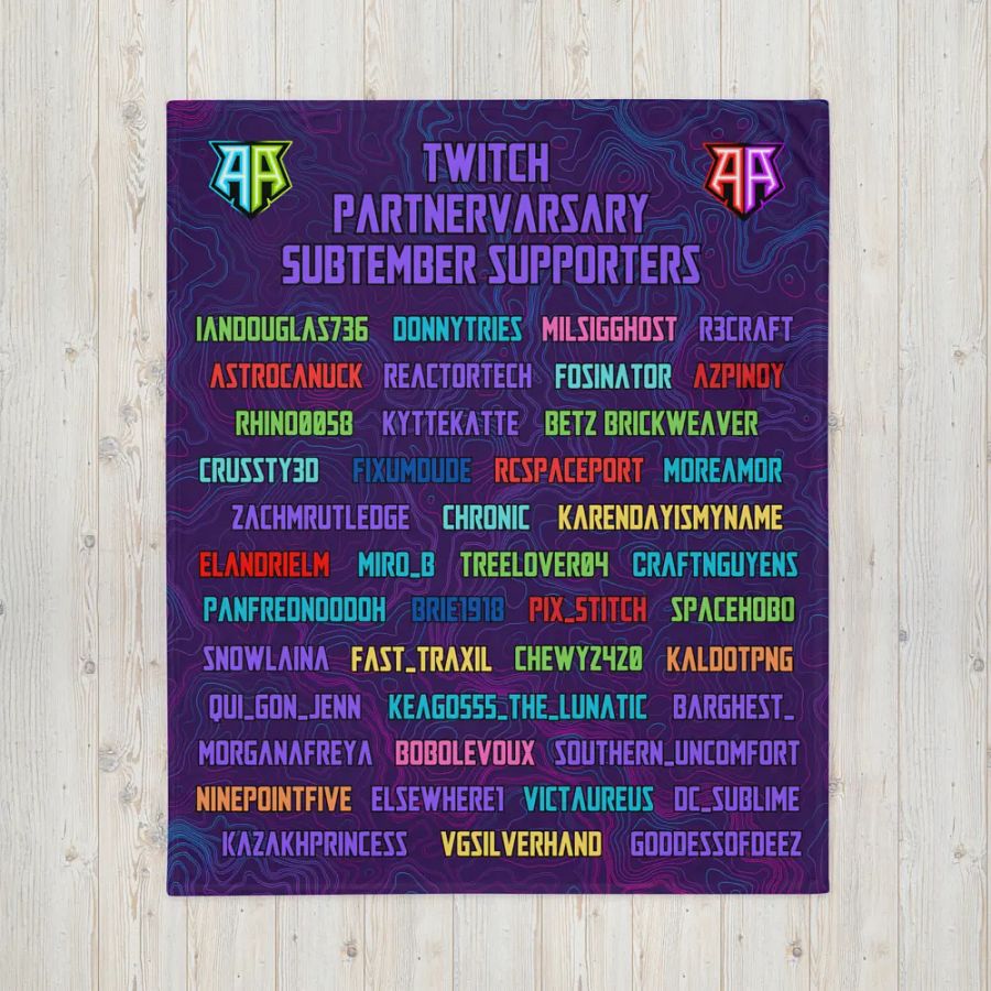 Subathon and Partnerversary Blanket 2023 product image (4)