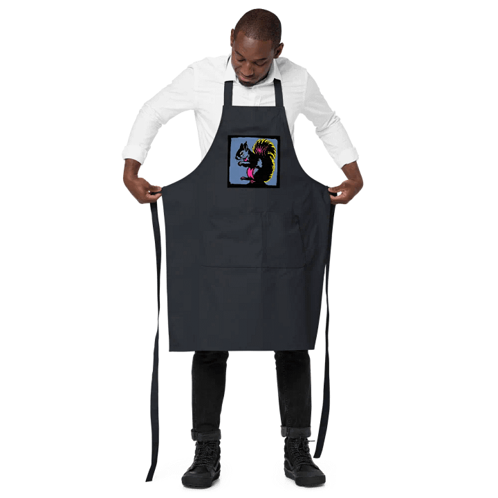 Whimsical Squirrel Illustration Apron product image (2)