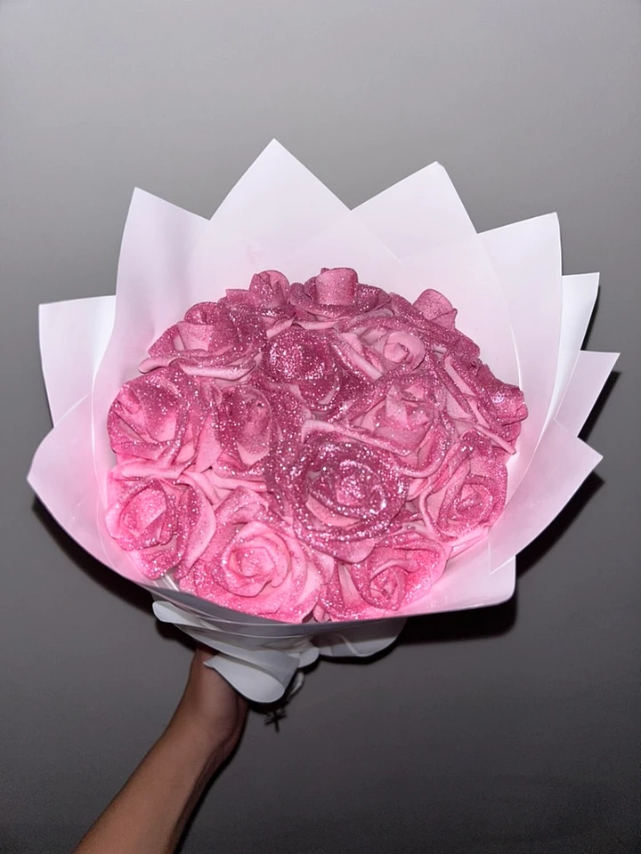 Pink Glitter Bouquet product image (1)