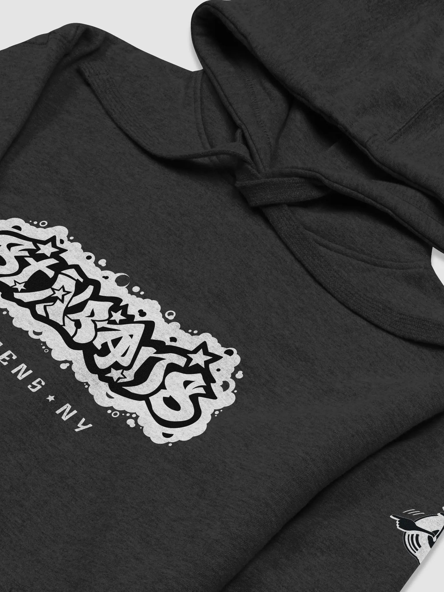 St. Albans, Queens - White Lettering - Hoodie product image (3)
