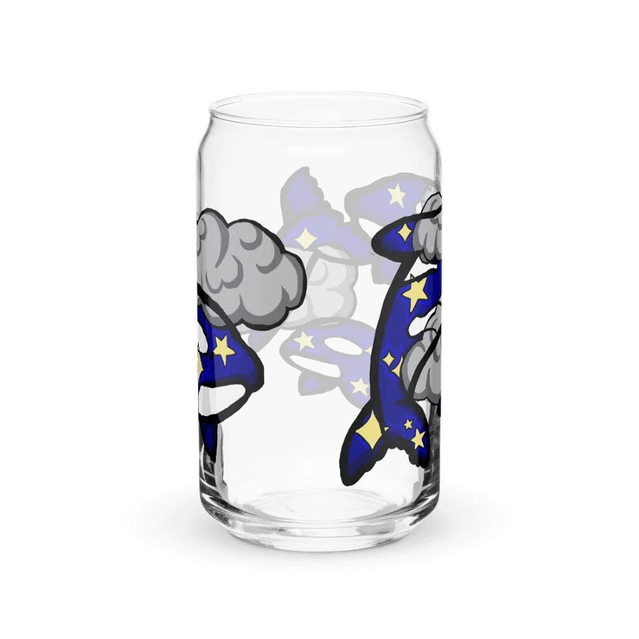 midnight orcas can-shaped glass product image (8)