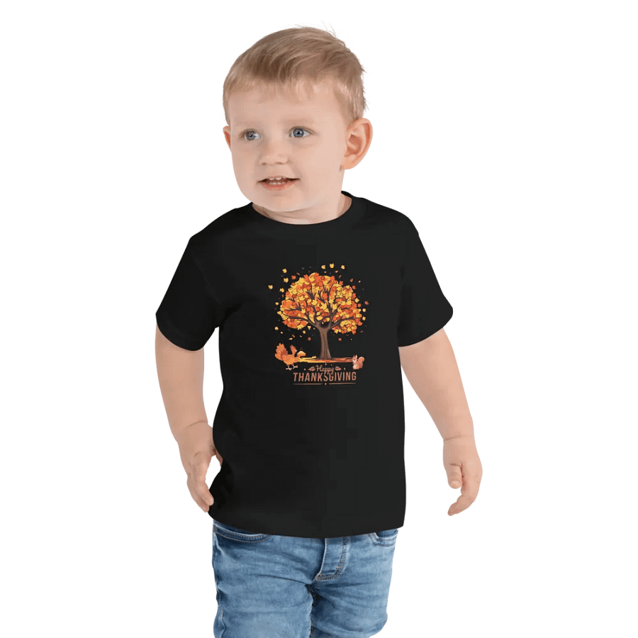 Festive Thanksgiving Toddler Tee product image (7)