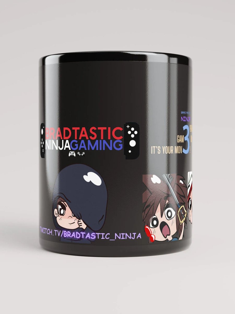 Bradtastic Ninja ~ 3 Years on Twitch Glossy Mug with Emotes product image (10)