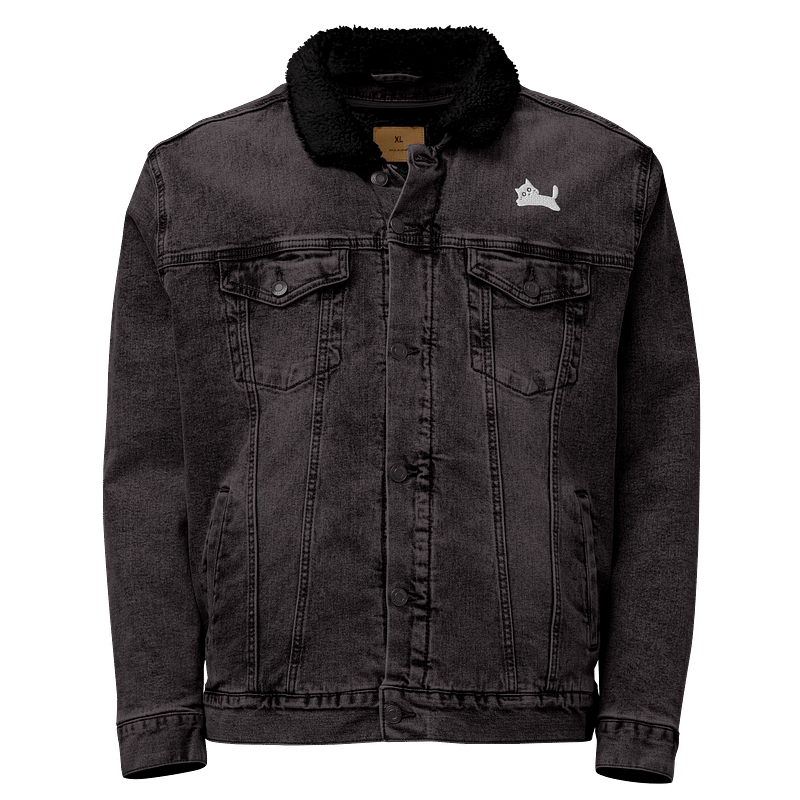 REIMAGINED DENIM: UNISEX SHERPA JACKET