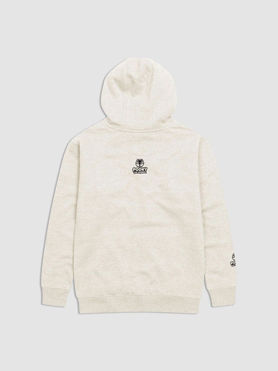 Super Soft Hoodie: Support Family Farms, sign and squirrel, logo on back product image (2)