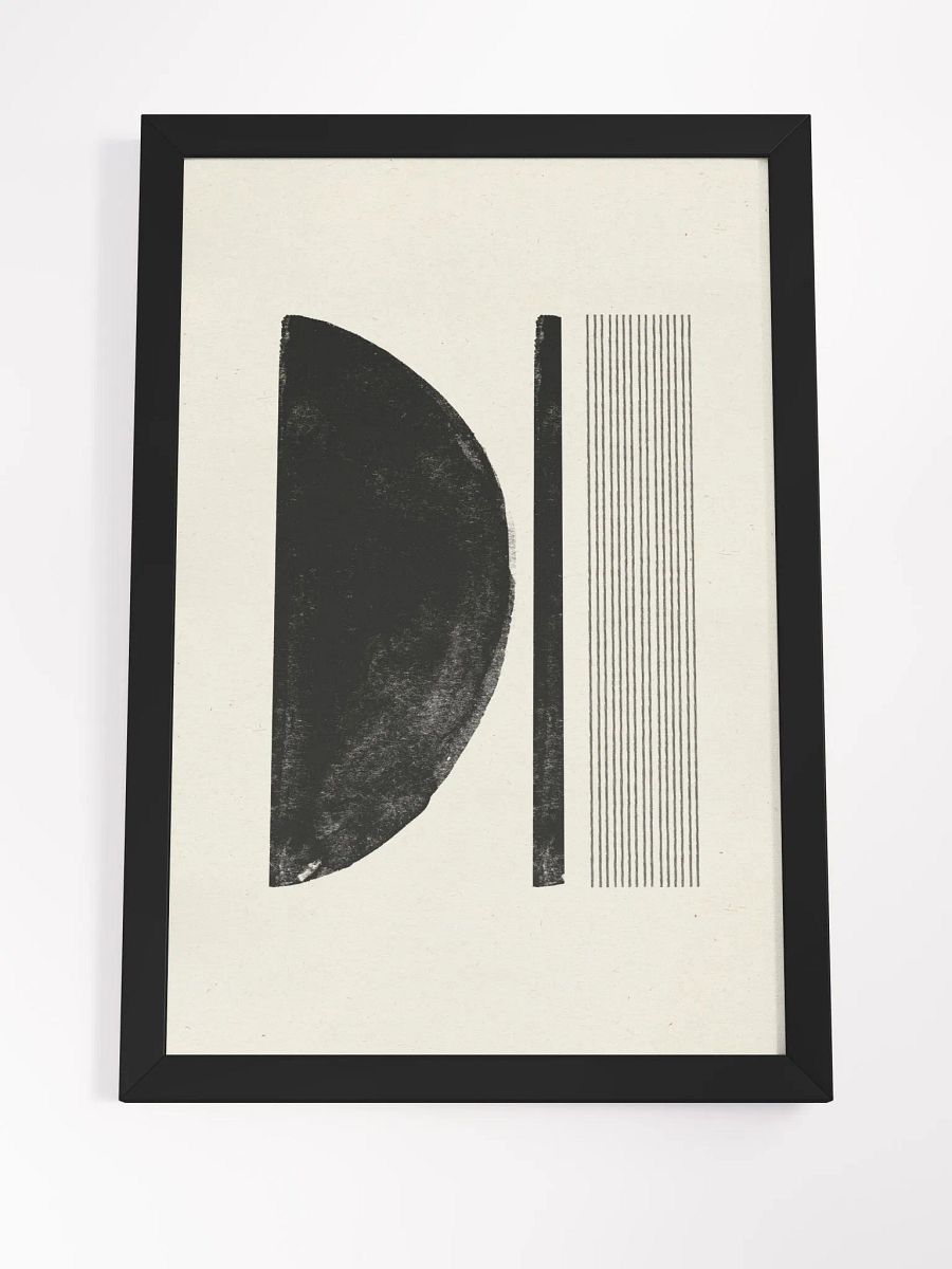 Minimalist Abstract Framed Poster | Simple and Elegant Art for Modern Spaces product image (3)