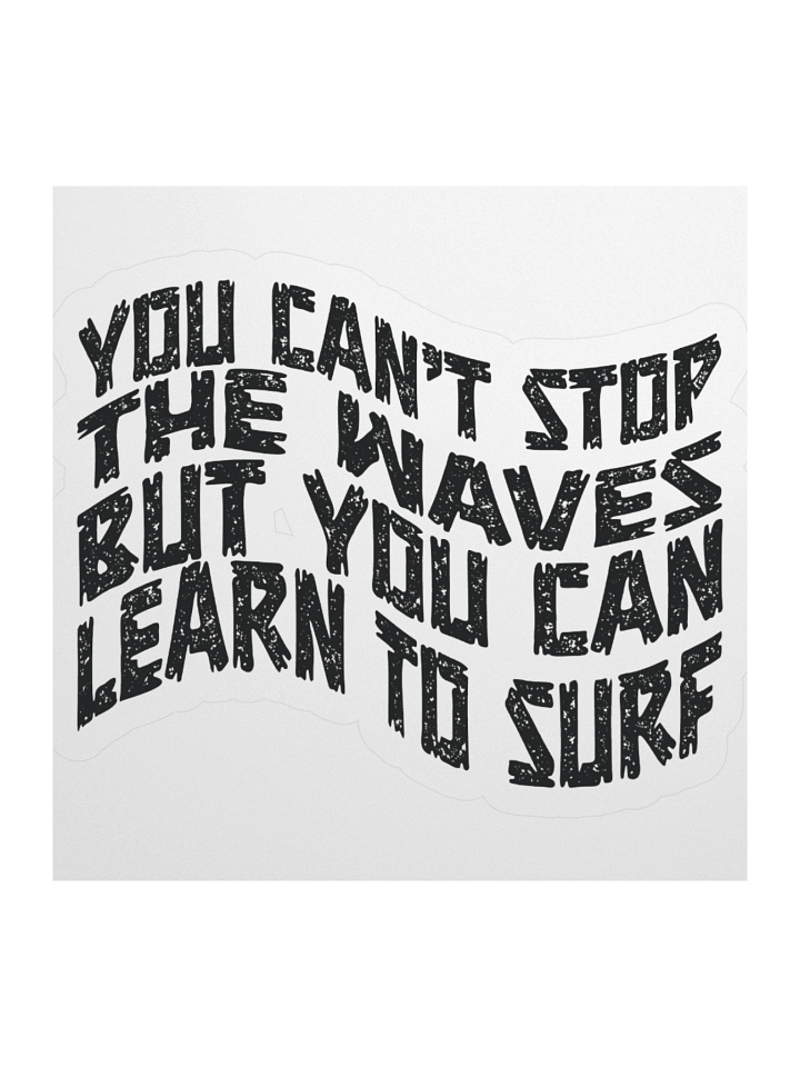 Can't Stop the Waves Kiss Cut Stickers product image (2)