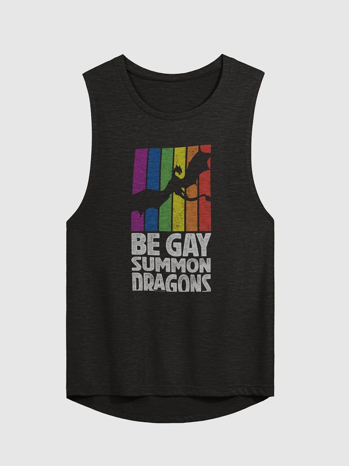 Be Gay. Summon Dragons. Pride Women's Flowy Muscle Tank product image (1)