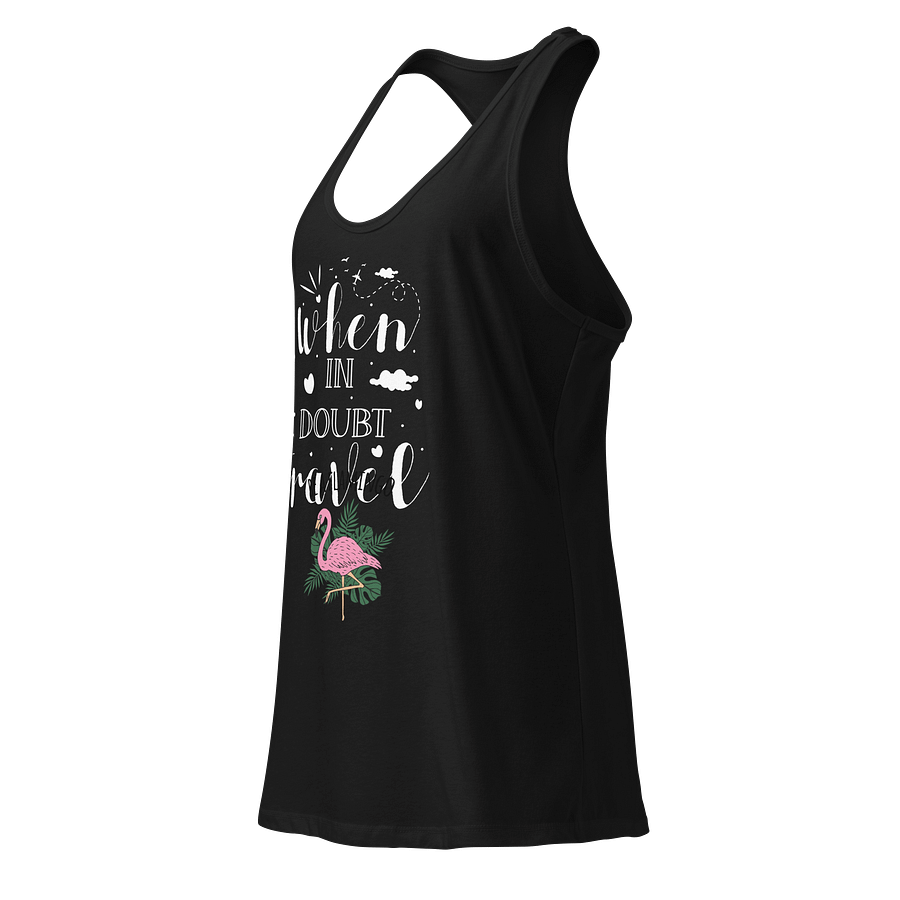 Flamingo Distressed Racerback Tank product image (3)