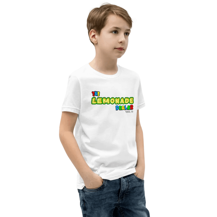The Lemonade Dealer Kid's White T-Shirt product image (4)
