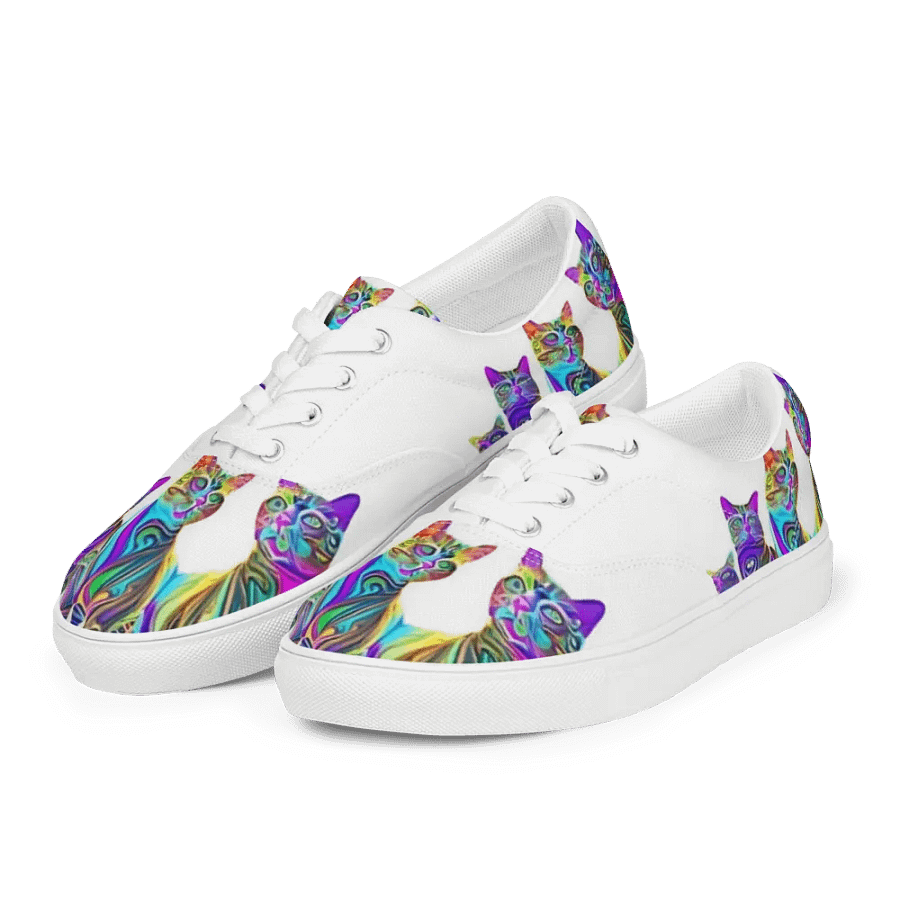 Curious Cats Women's Lace-Up Canvas Shoes product image (12)