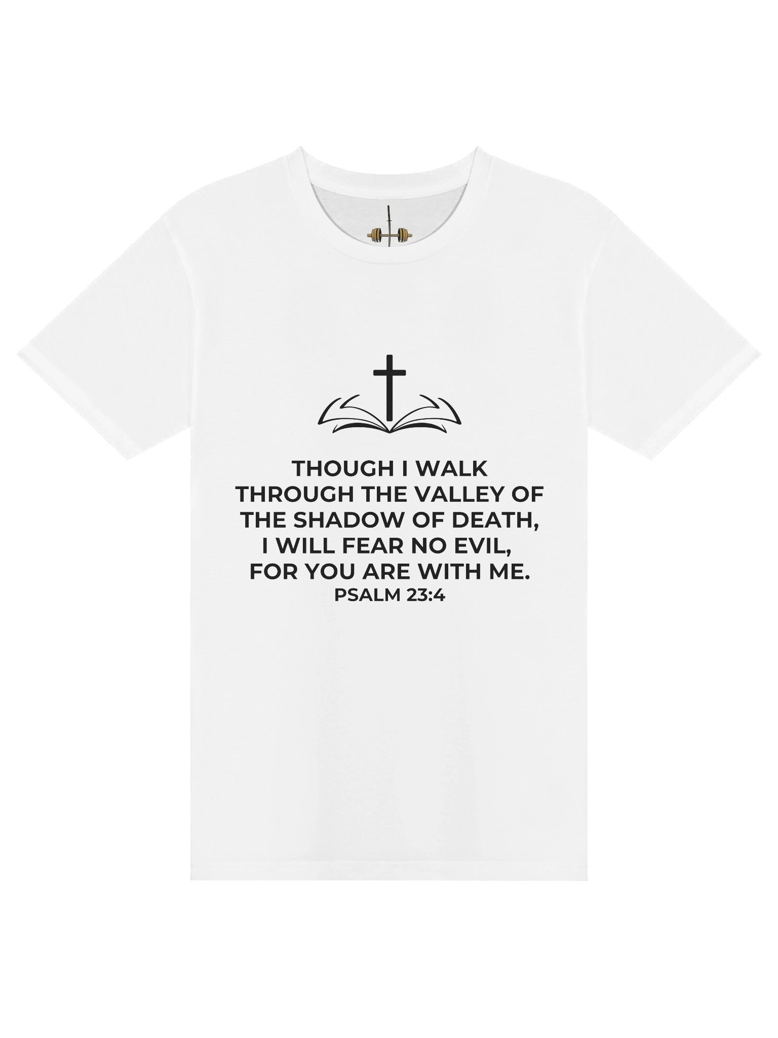 Psalm 23:4 Unisex Tee [Dark] product image (23)