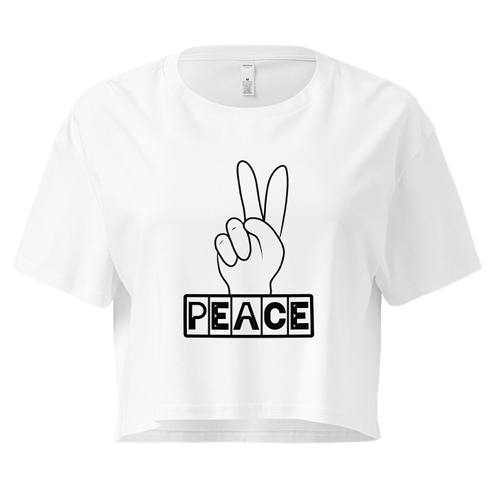 PEACE Premium Crop Top product image (33)