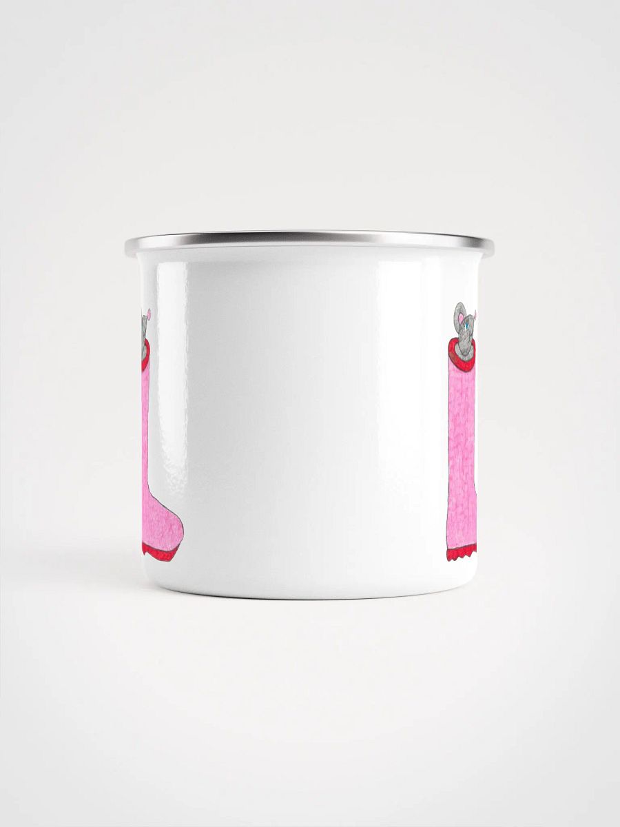 Rain boot mouse enamel mug product image (5)