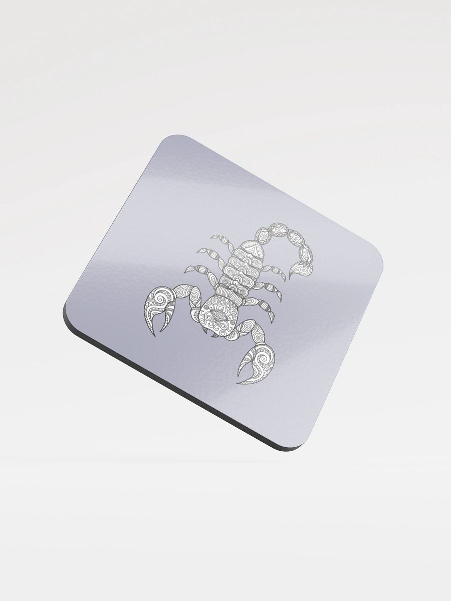 Lobster Drawing Gray Cork Coaster product image (1)