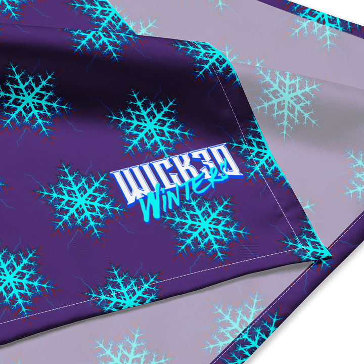 WICKED WINTERS ELECTRIC SNOWFLAKE BANDANNA product image (4)