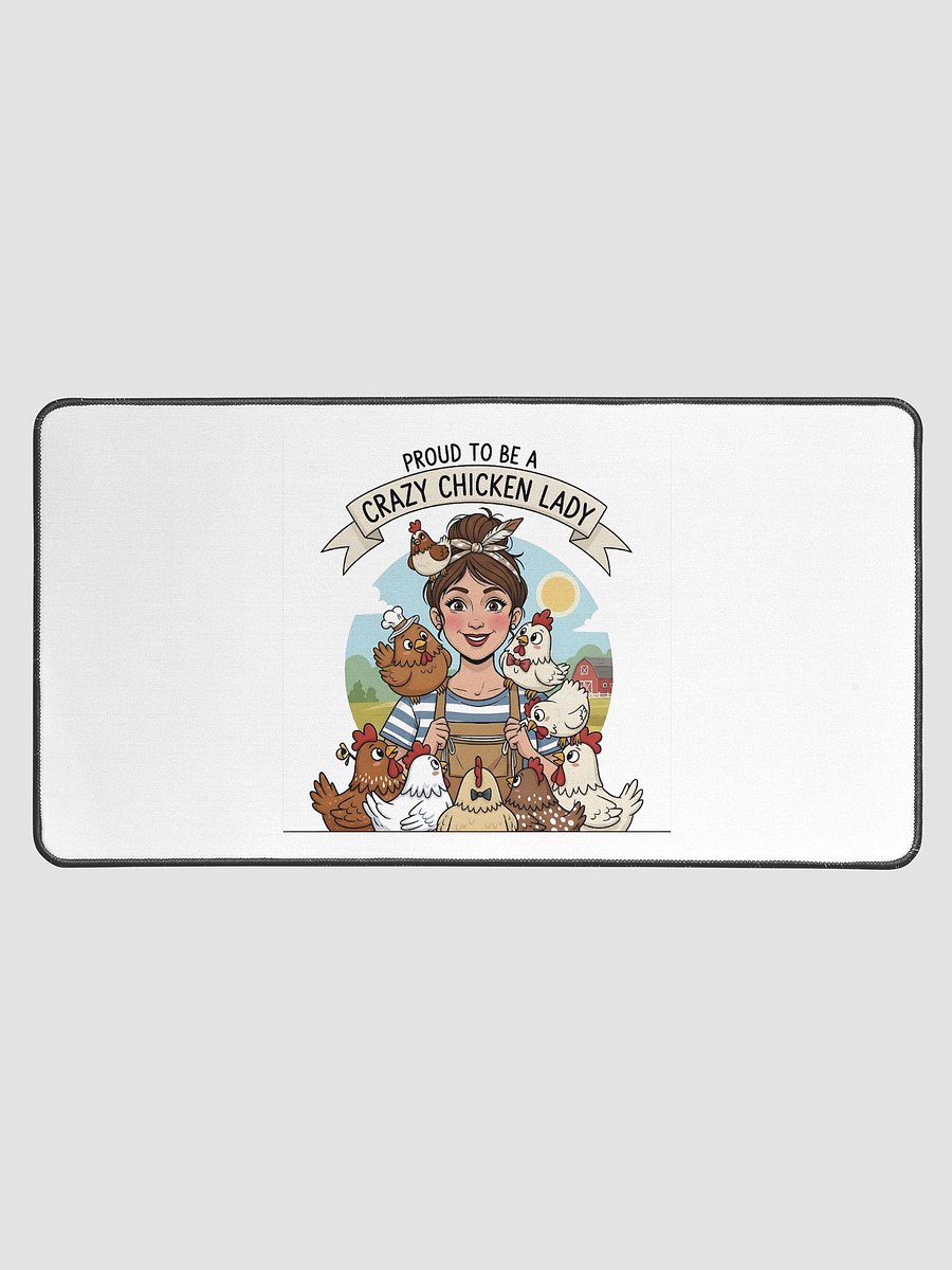 Crazy Chicken Lady Desk Mat product image (1)
