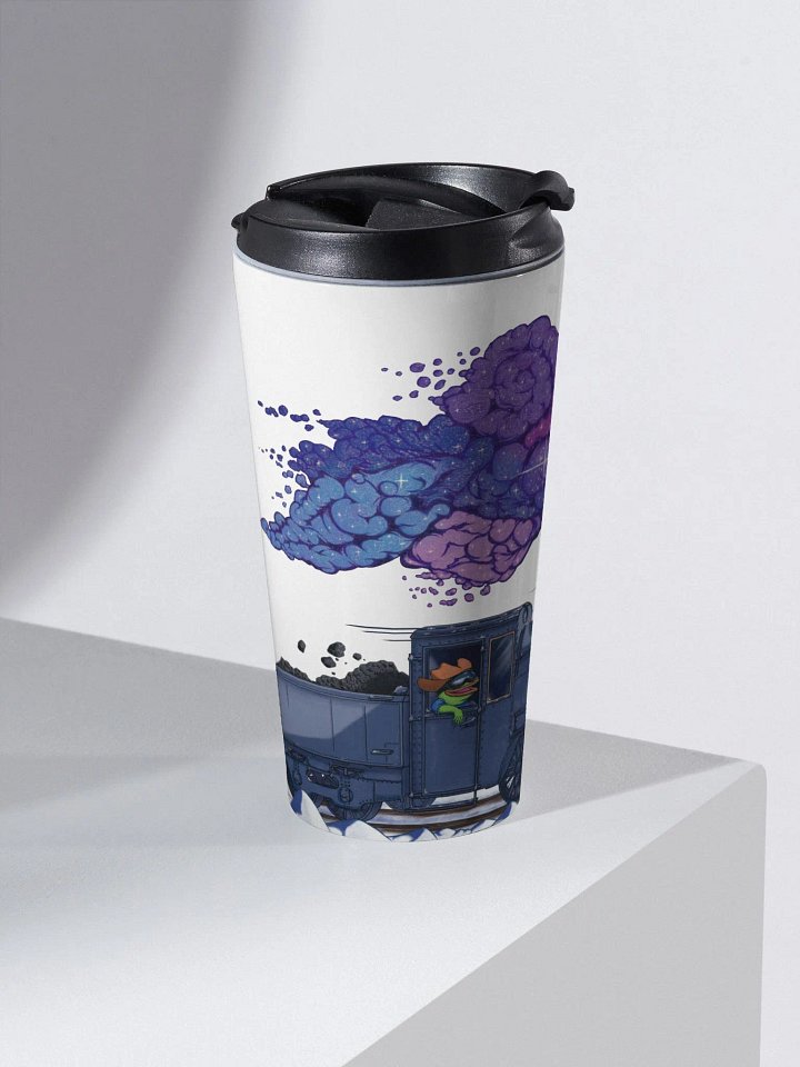 Snowy Train - Stainless Steel Travel Mug (US) product image (2)