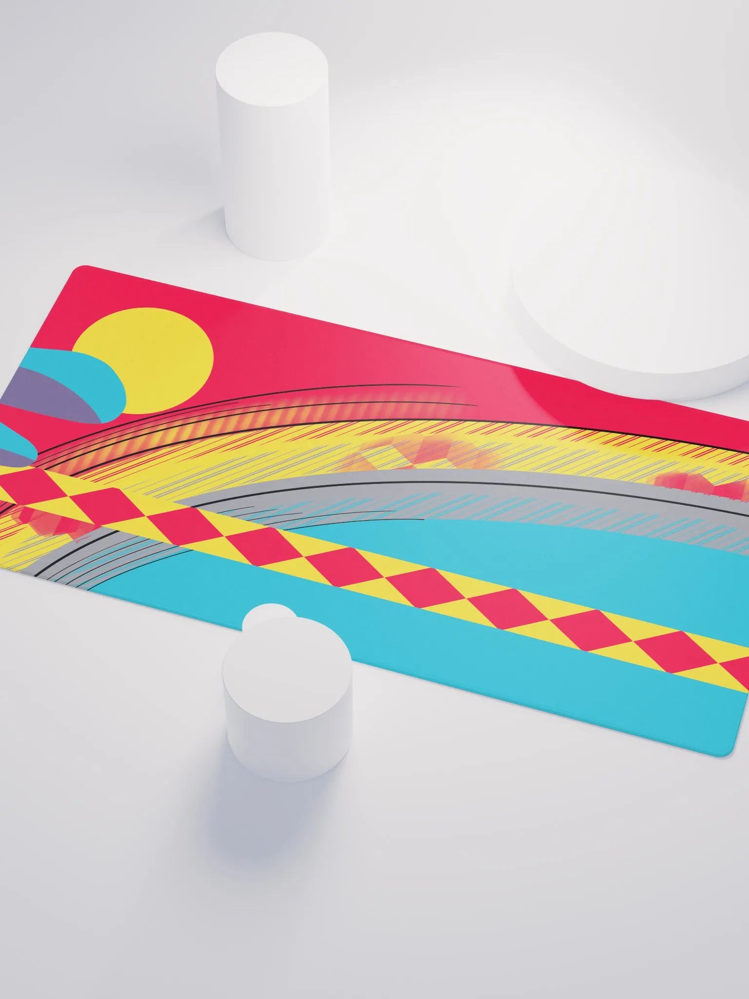 Sunset Lemonade gaming desk pad product image (3)