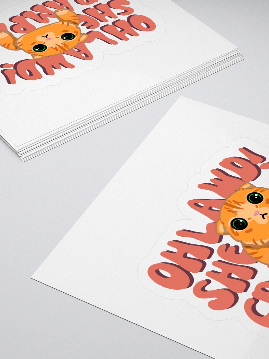 hyper's Oh Lawd! She Crampin' Die-Cut Sticker product image (11)