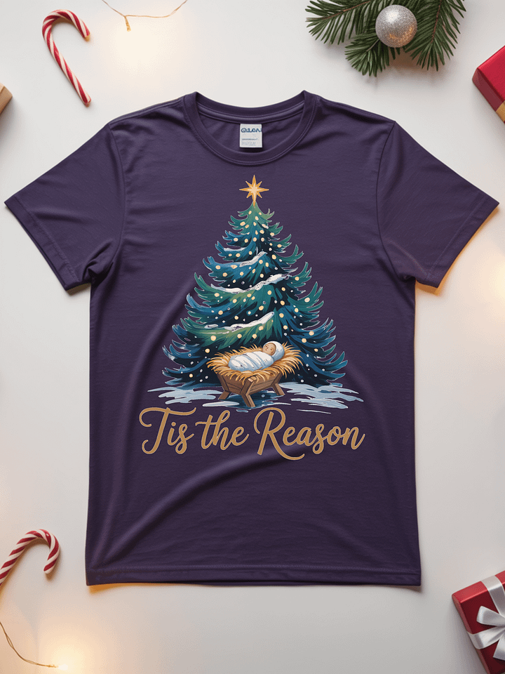 Christian Christmas Shirt Tis the Reason product image (1)