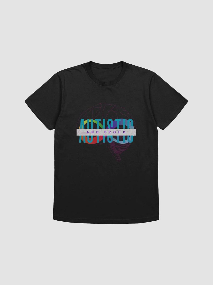 Autistic and Proud Infinity Brain Super Soft Shirt product image (5)