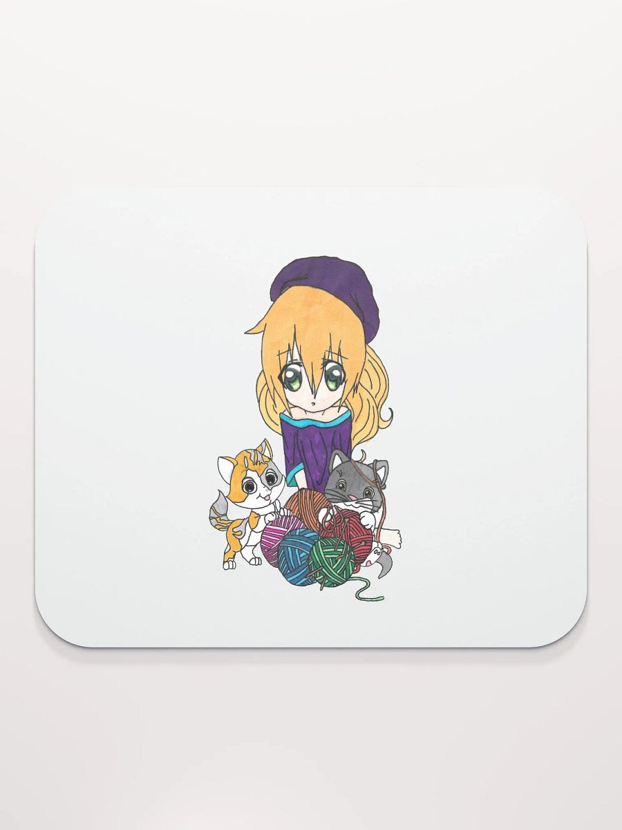 Xakaila and cats mousepad product image (2)
