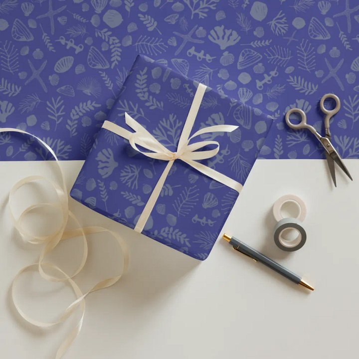 Ocean Hues Wrapping Paper Set product image (2)