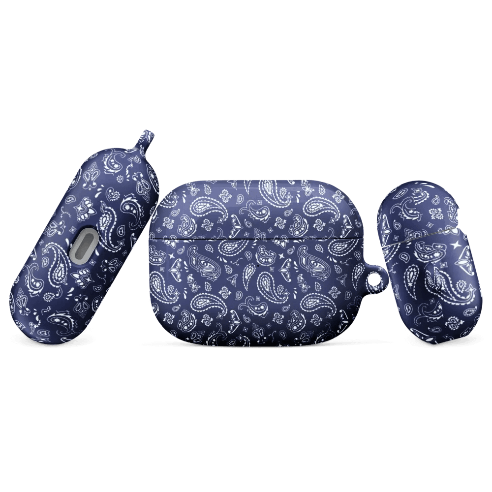 Indigo Bandana AirPods Case product image (43)
