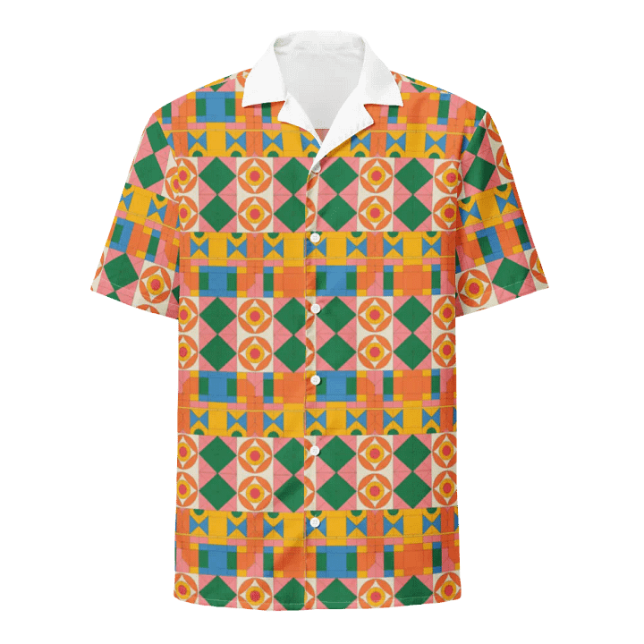 Symmetry Splash Hawaiian Shirt product image (1)
